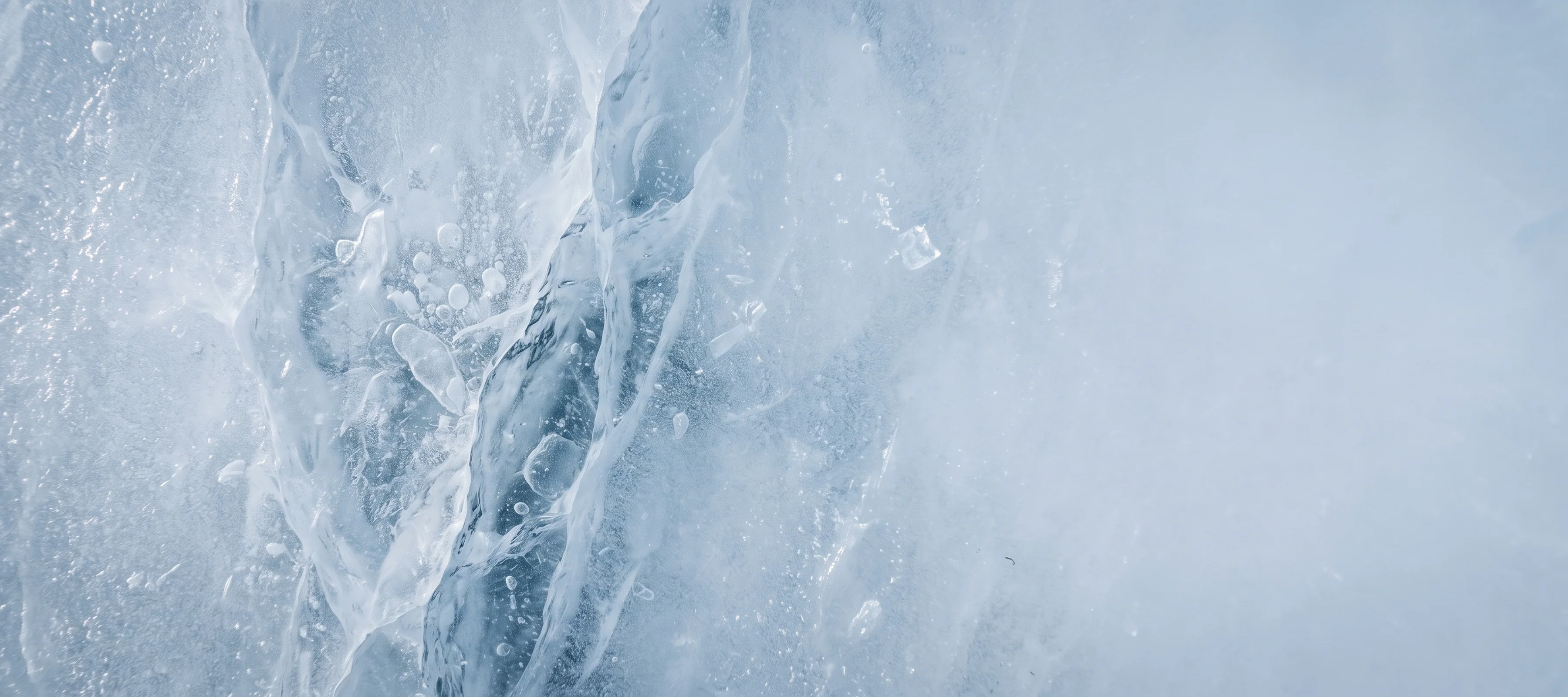 Minimal abstract ice-surface texture